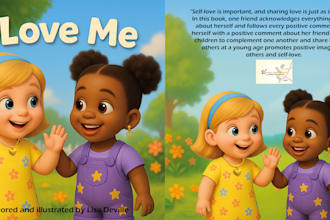 do children story book illustration and children book illustration for amazon