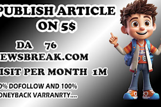 write and publish article on newsbreak