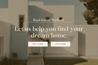 design real estate website with idx mls integration