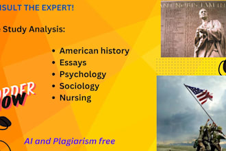 do case study analysis,american history,psychology,nursing and religion
