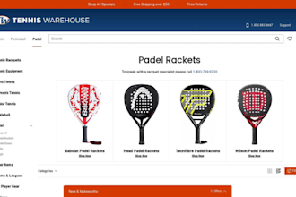 design money making padel equipment shopify padel racket website padel store