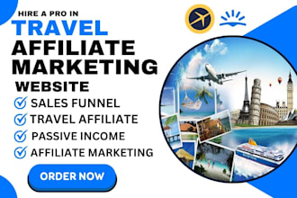 design travel affiliate passive income affiliate website travel amazon marketing