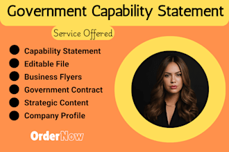 design effective government capability statement and capability statement