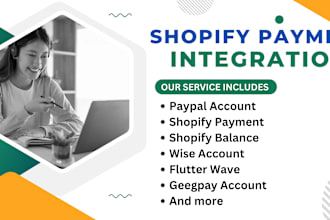 activate shopify payment and balance on your shopify website