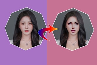 do face swap,  double exposure and remove background