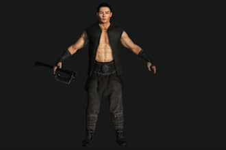 3d realistic model, rig game character, asset, photorealistic,nsfw art,ue5 model