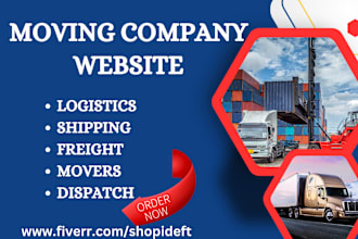 design logistics moving company freight shipping movers trucking moving website