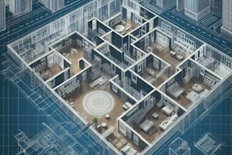 do 2d floor plan, foundation, elevation, section in autocad