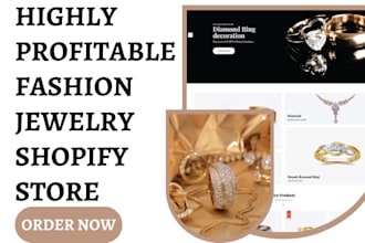 build luxury jewelry shopify watches jewelry store jewelry dropshipping website