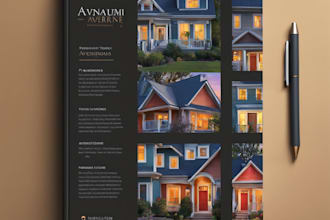 design modern brochure, product catalog