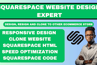 do squarespace website design and redesign set up square online website