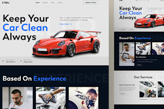 create car detailing car wash auto detailing auto repair website