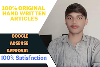 provide 25 unique articles for google adsense approval