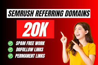build 10k referring domains using the semrush