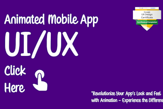 design amazing animated app UI UX design with figma prototypes