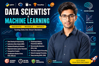 data science, ai, and machine learning using python