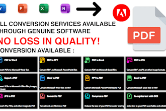 merge, protect, split, compress, re order, re organise PDF