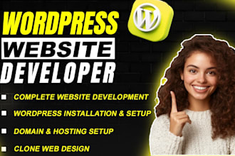 do modern responsive wordpress website design redesign and development