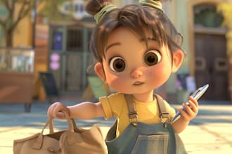 illustrate children story book illustrations using midjourney ai
