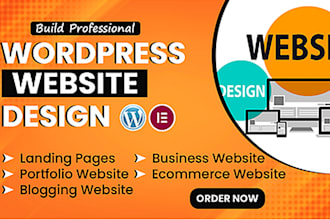 develop wordpress website and ecommerce store