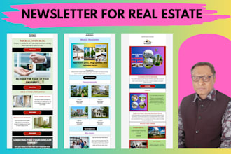 design high converting newsletter for real estate