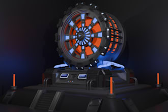 create a hard surface 3d model