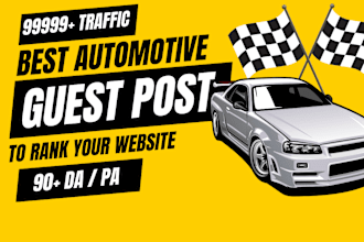 make automobile, rent car, taxi guest post to rank