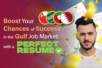 write a professional resume for gulf job market success