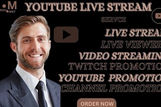 promote your youtube live stream video live streaming