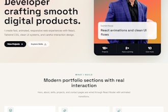 create a portfolio using mernstack development