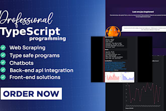 provide expert programming services in typescript