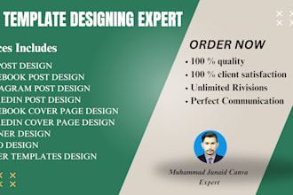 canva expert, template designer and social media designer