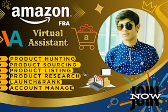 do expert amazon VA product research, listing ,wholesale fba
