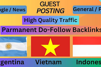 do argentina, guest posting and indonesia, dofollow backlinks and more