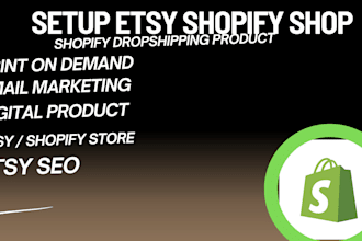 setup etsy shop, stan store, etsy digital product, etsy SEO listing, etsy
