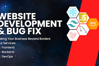 develop frontend and backend for your web store and website in laravel