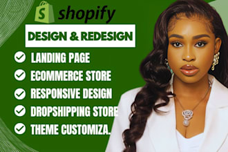 design, redesign shopify store, shopify dropshipping store, shopify website