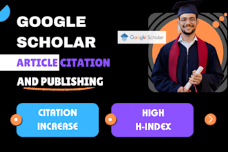 increase google scholar citations, researchgate citations, and boost h index