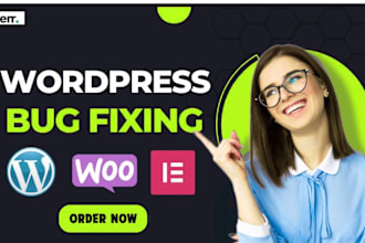 fix elementor errors, bugs, and design issues within 1 hour