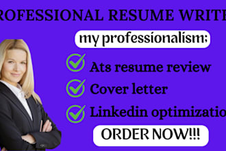 write a professional doctor resume, cover letter, linkedin, CV