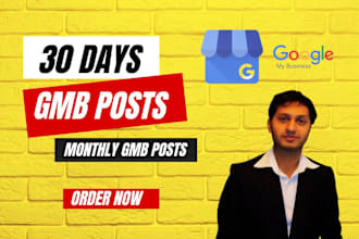 do monthly gmb posts with geotag photos for local business