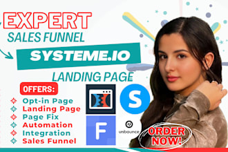 clone systeme io landing page, mailerlites landing page, systeme sales funnel
