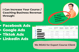 be your course or education advertising facebook google linkedin instagram meta