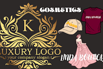 design shopify boutique fashion clothing design apparel and luxury logo