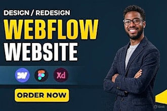 design or develop webflow website, figma to webflow, webflow expert