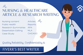 handle nursing, healthcare, psychology, medicine and public health content