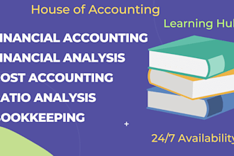 handle your financial accounting, reporting, and bookkeeping projects