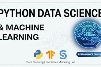 build python data science, machine learning and deep learning models