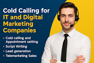 do cold calling for IT and digital marketing companies