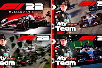 design attractive formula1,f1 youtube thumbnail